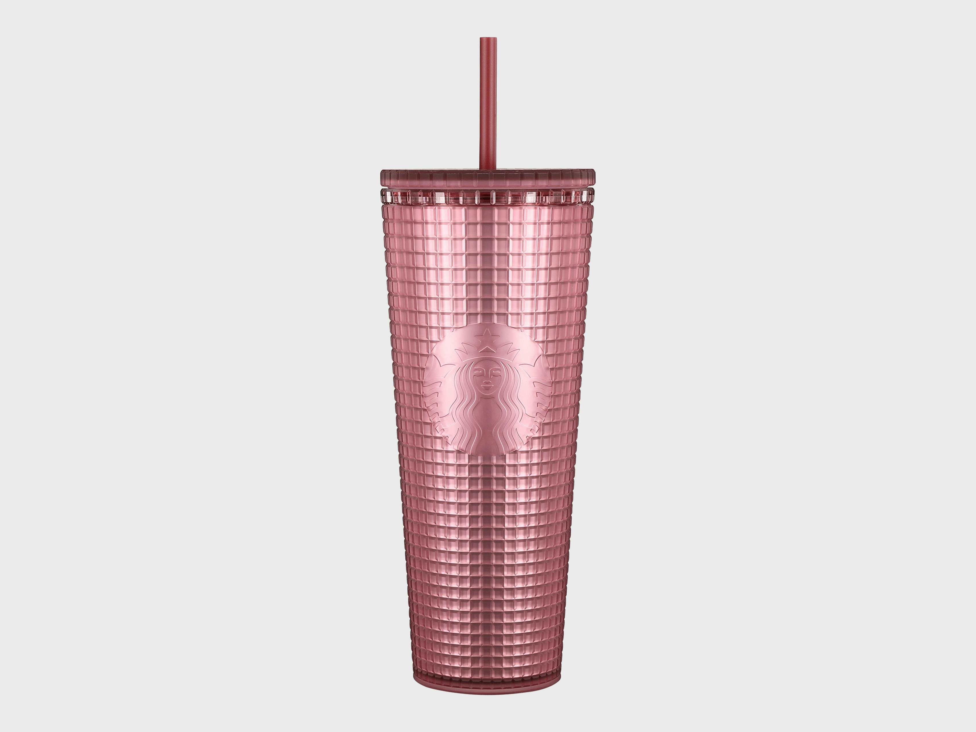 Starbucks Soft Touch Siren Rose Gold Pink 24oz Venti Tumbler