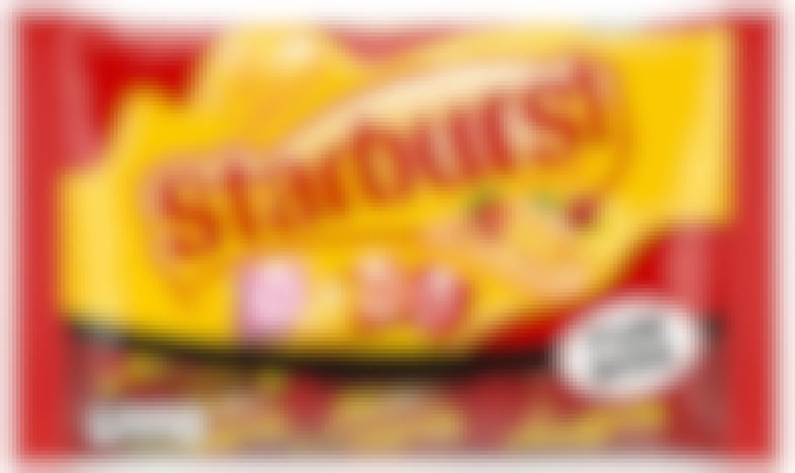 Starburst fun size candy package.
