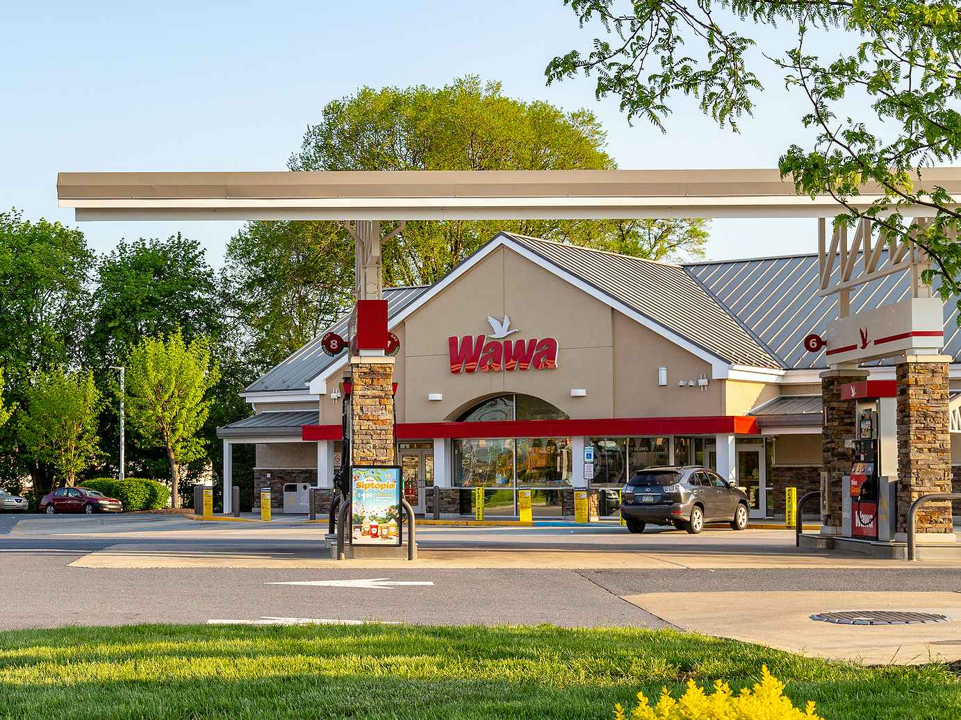 A Wawa gas station and convenience store