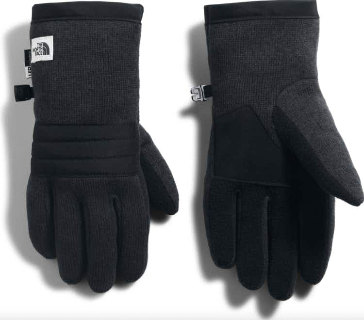 a black pair of mens the north face gloves