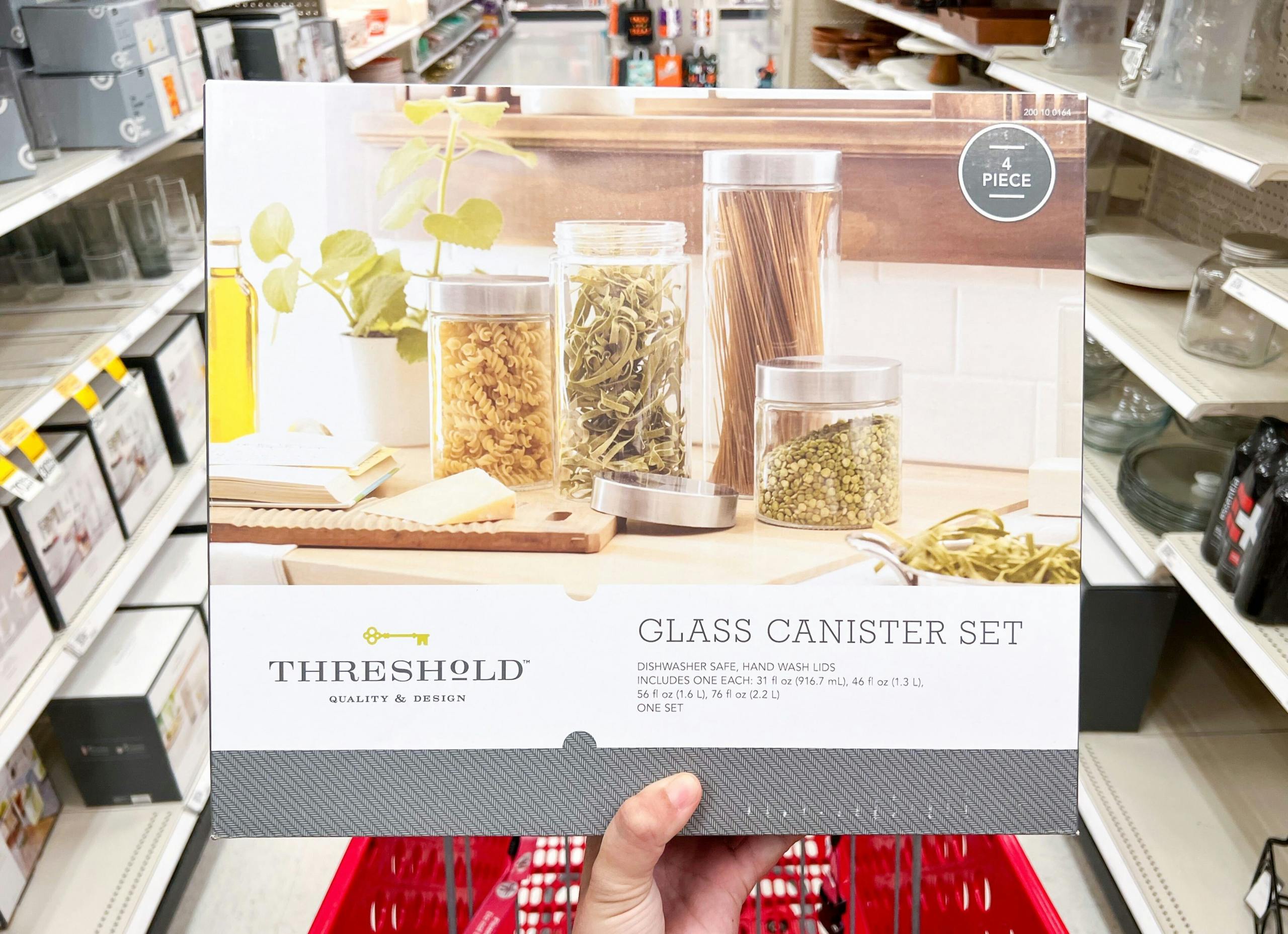 Threshold Glass Canister Set, Only 18.24 at Target The Krazy Coupon Lady