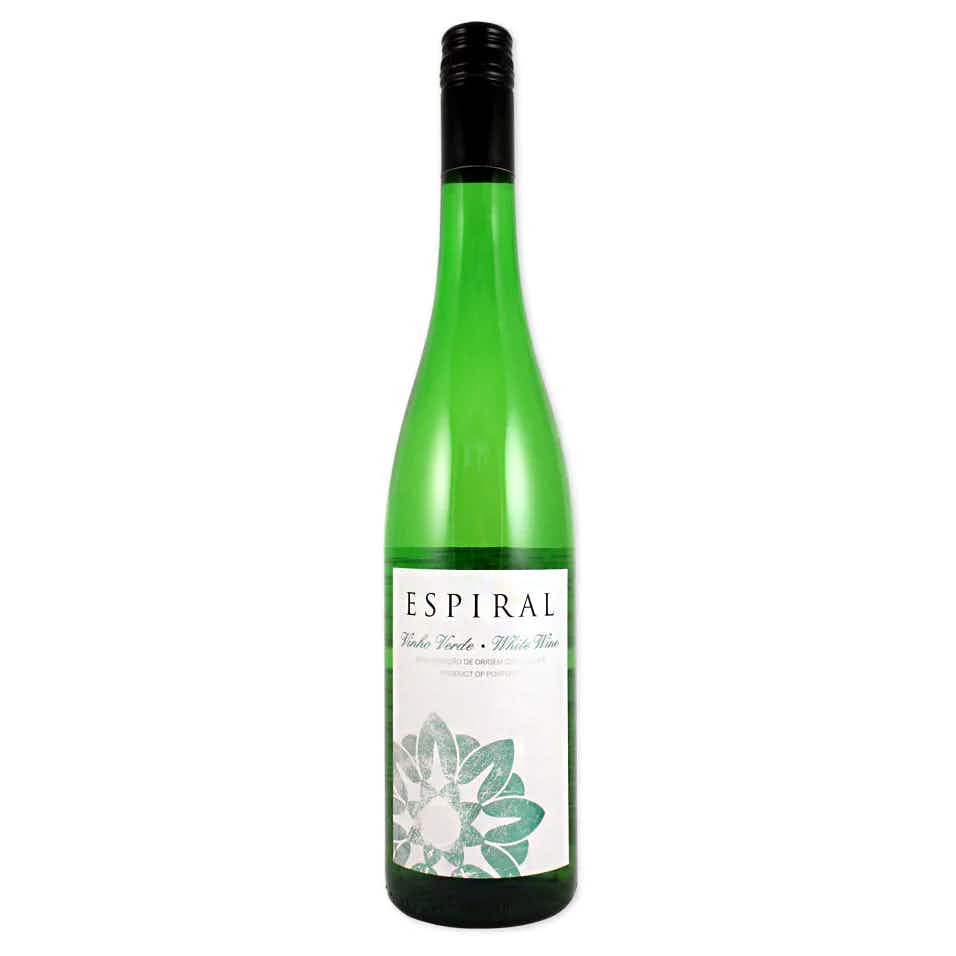 trader joe's epsiral vinho verde white wine bottle