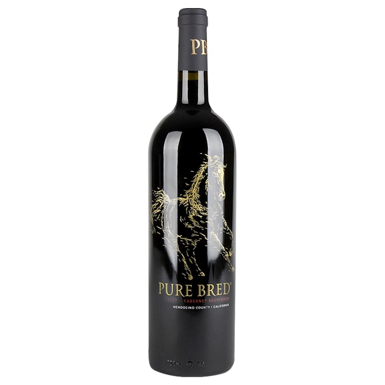 trader joe's pure bred cabernet sauvignon wine bottle