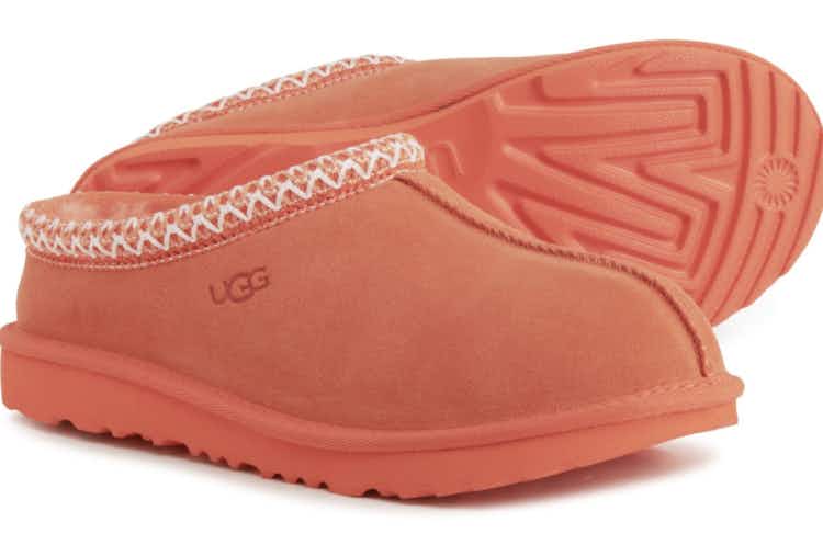 coral ugg kids slippers