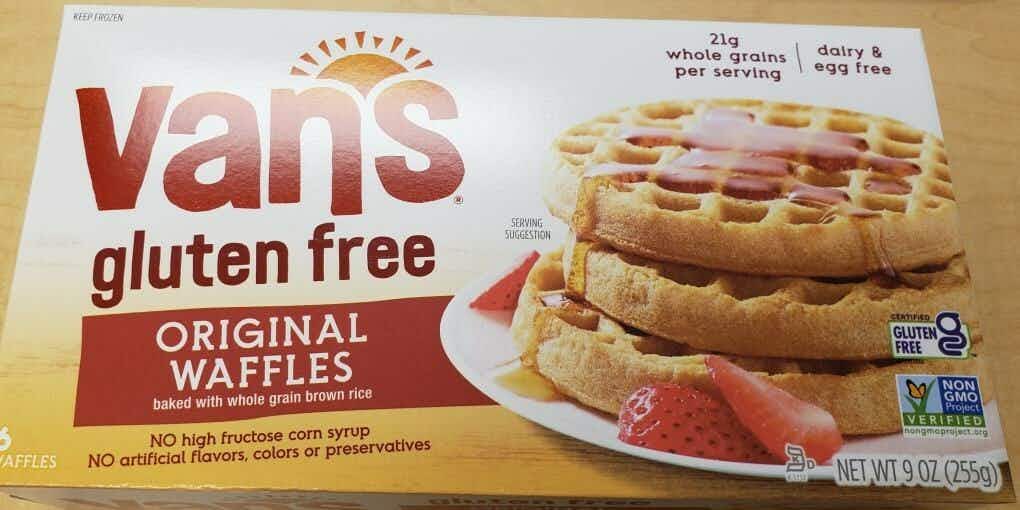 Van's gluten free waffles were recalled because of the presence of wheat