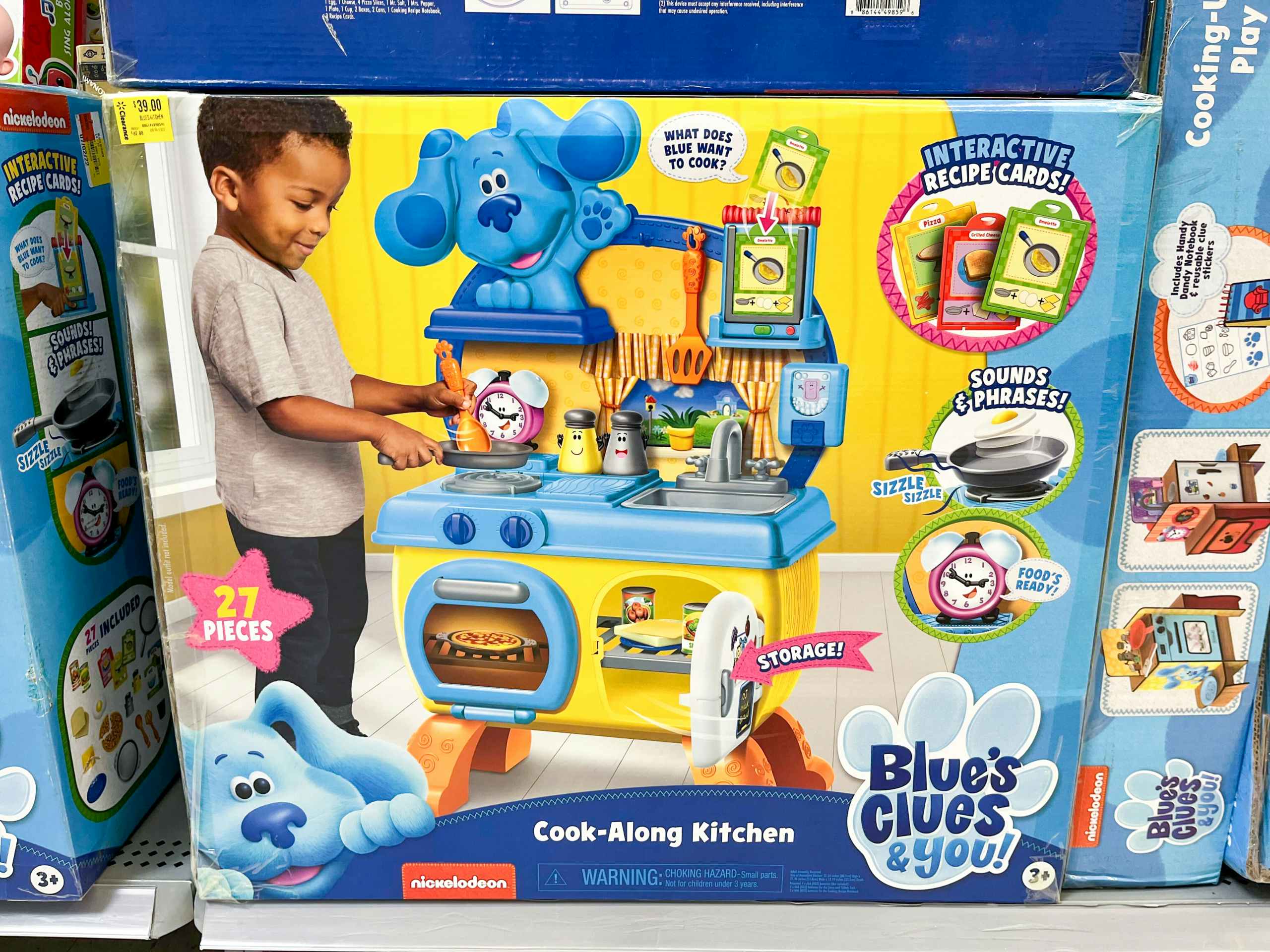 Blues Clues kitchen toy on shelf