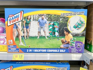 family golf game on shelf