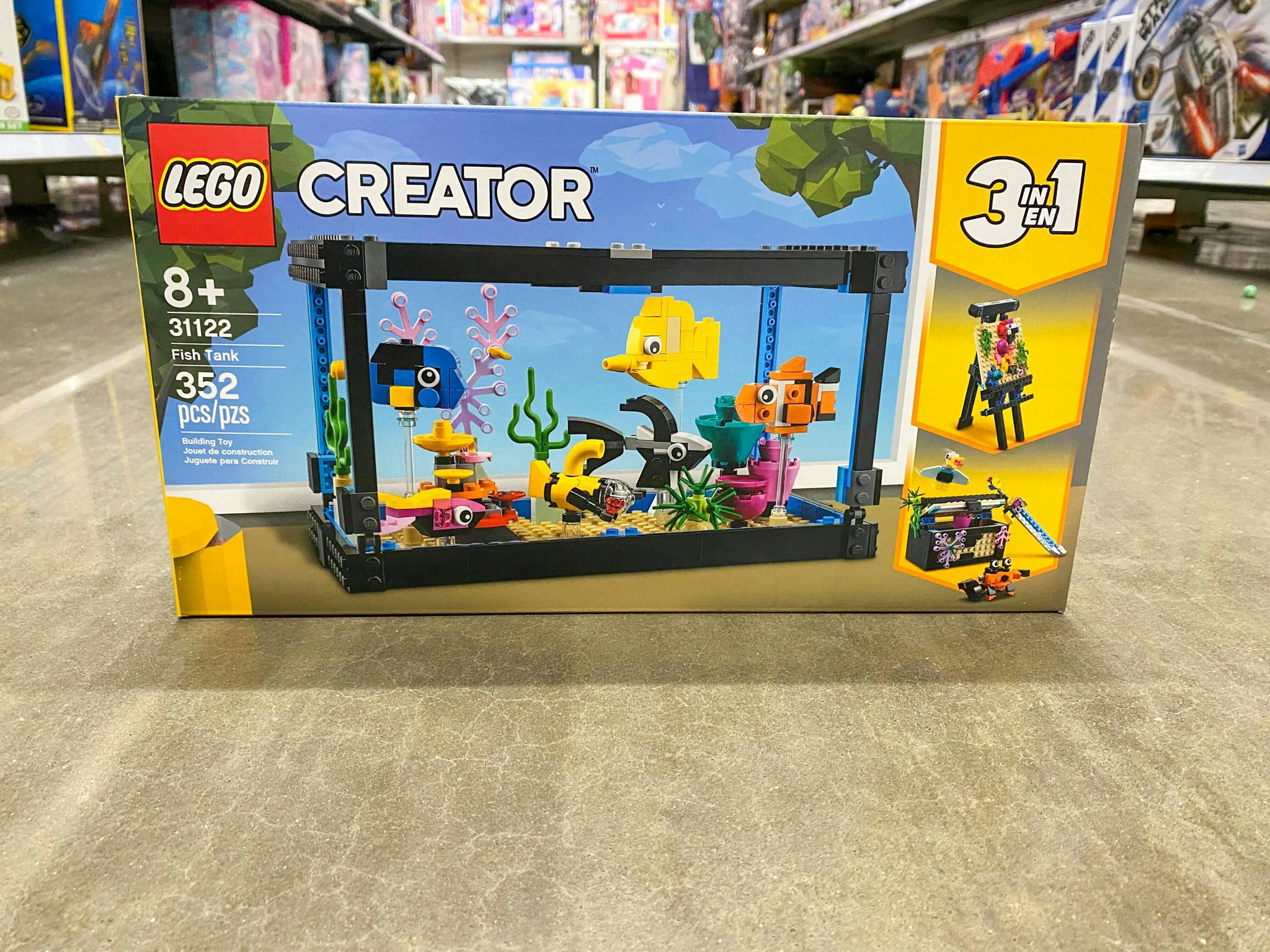 Lego Fish Box Lego Creator 3 In 1 Fish Tank Building Toy at William Ruth blog