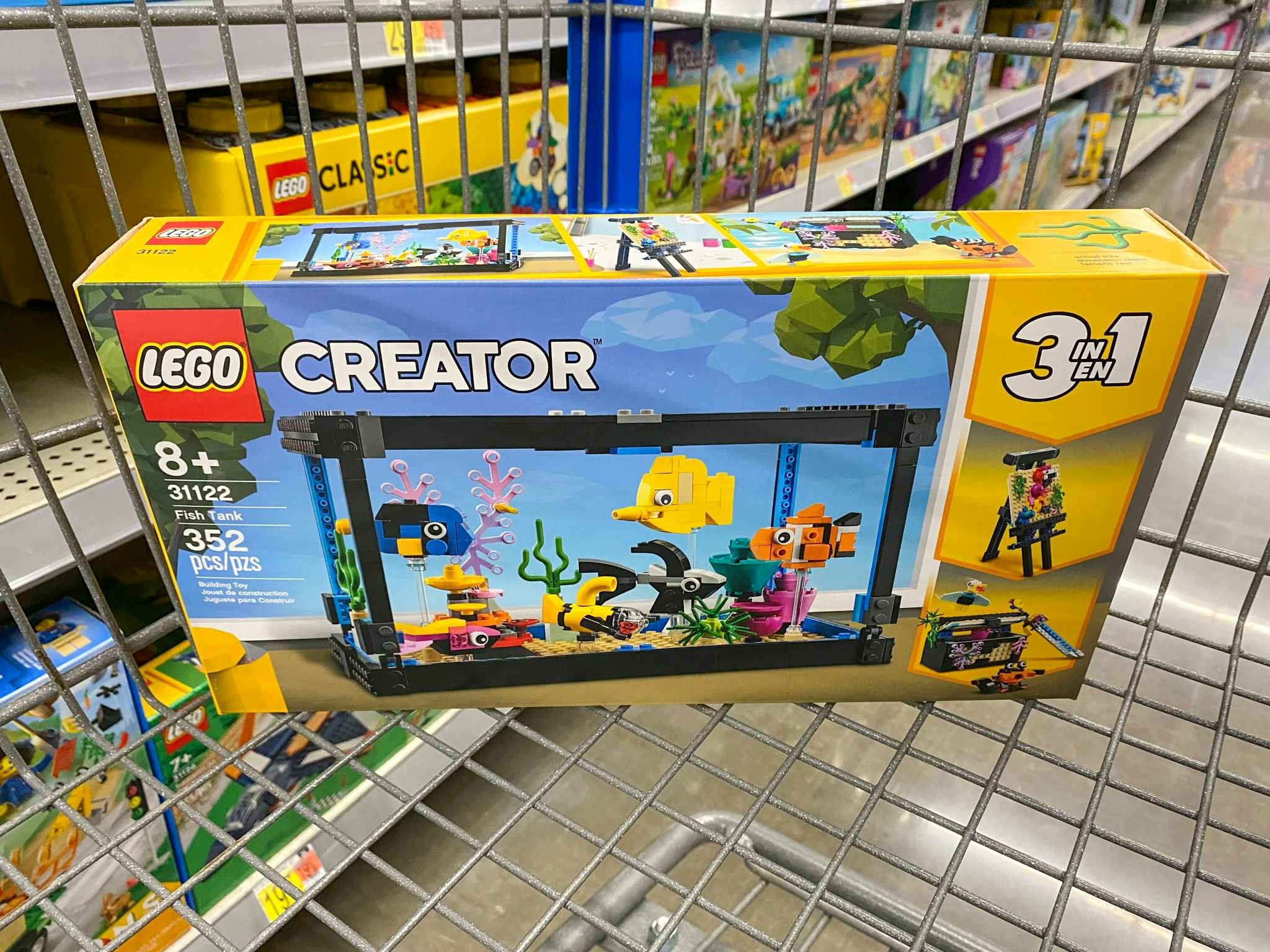 lego creator fish tank in walmart cart