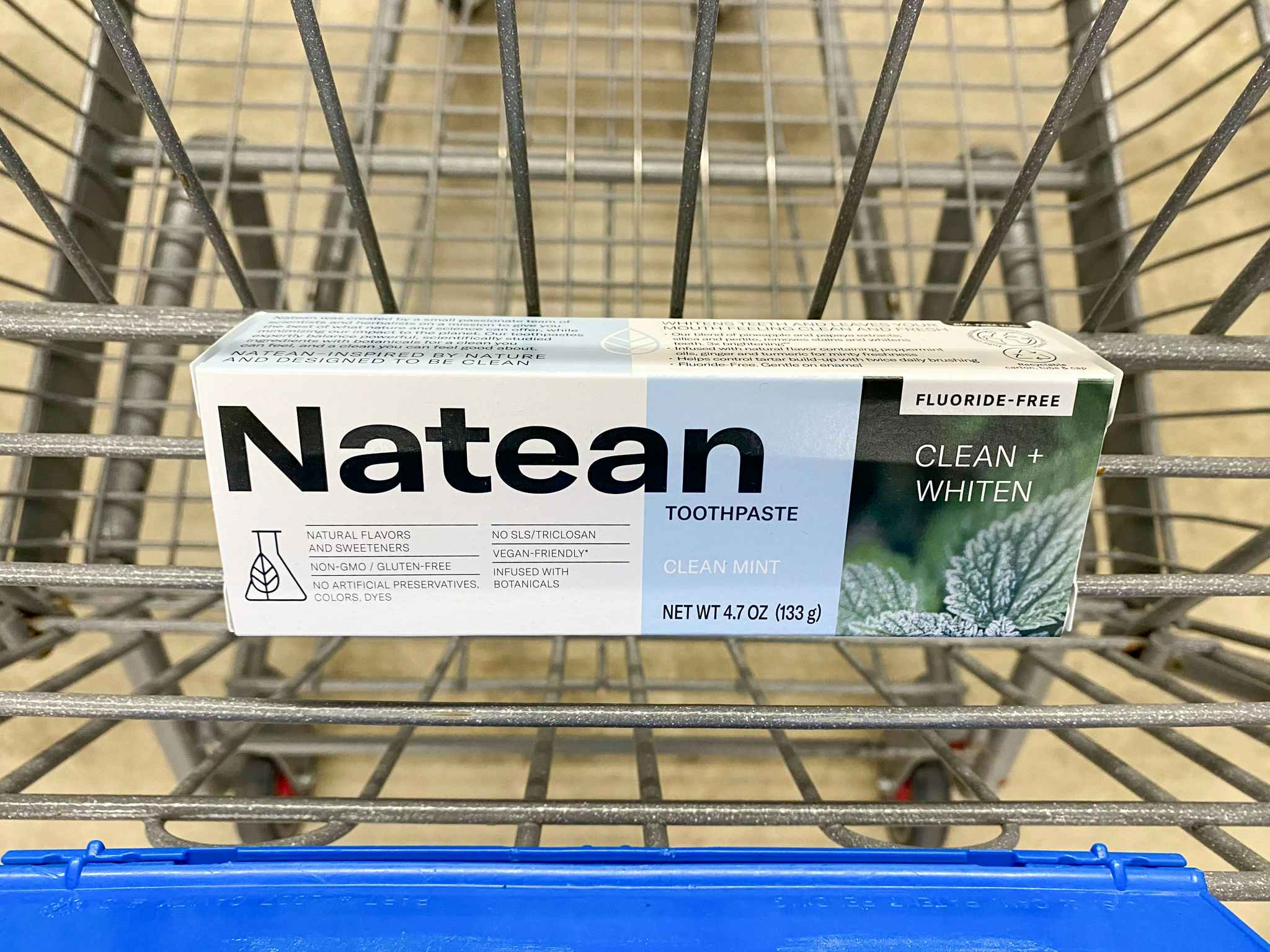 natean toothpaste in walmart cart