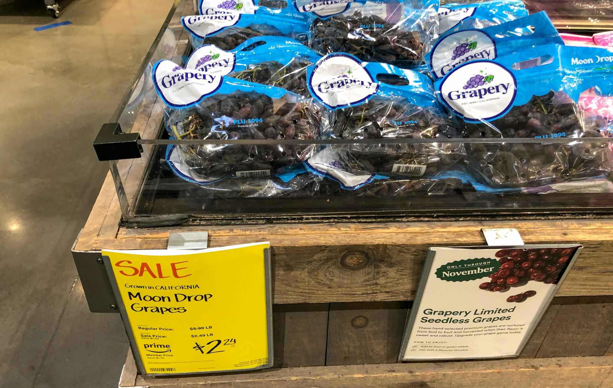grapes at whole foods