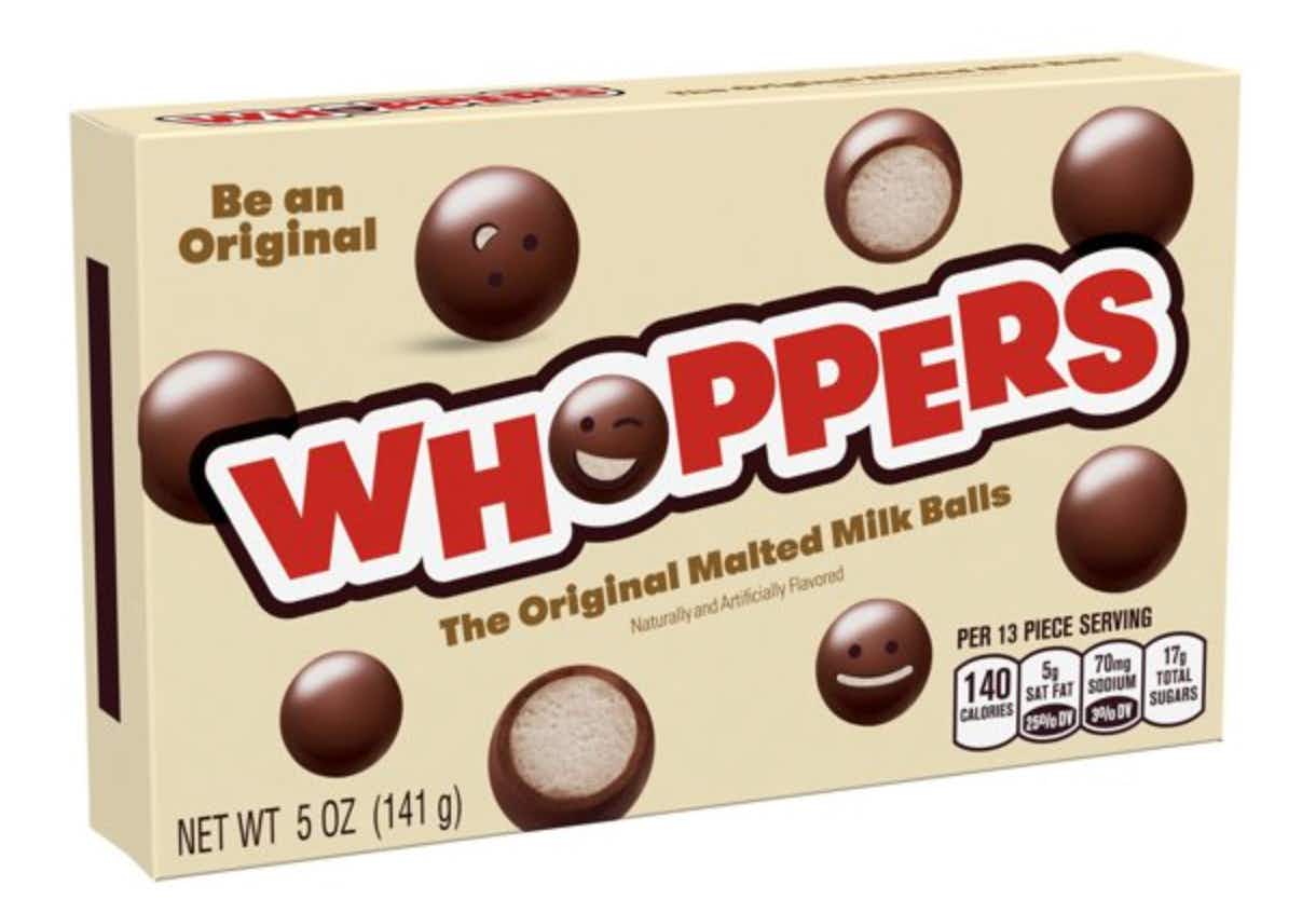 Woppers candy box