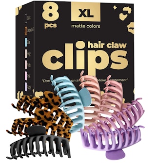 Big hair claw clip set