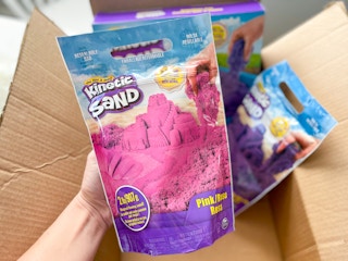 pink kinetic sand
