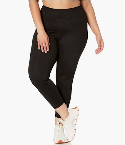 Core 10 Women's All-Day Comfort 24" High-Waist Crop Yoga Legging in Black