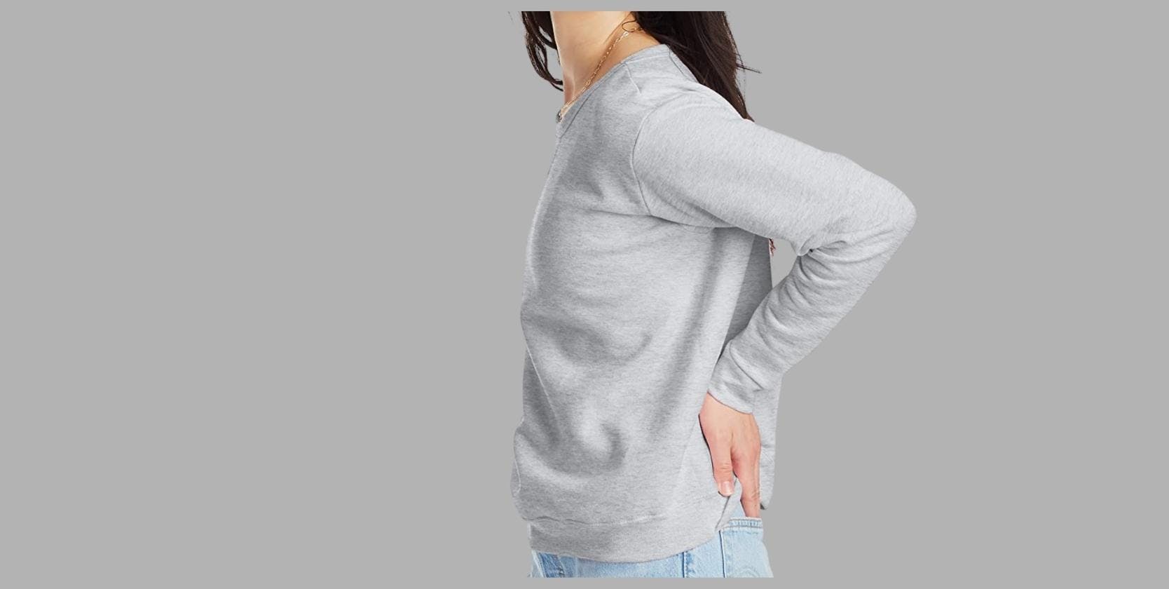 Hanes EcoSmart Crew Sweatshirt, Only $8 