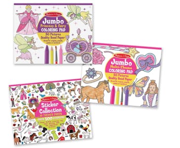 Melissa & Doug Sticker Collection and Coloring Pads Set