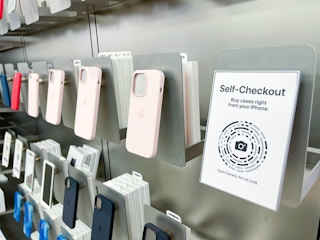 self checkout at apple store