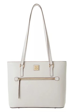 belk dooney burke white purse