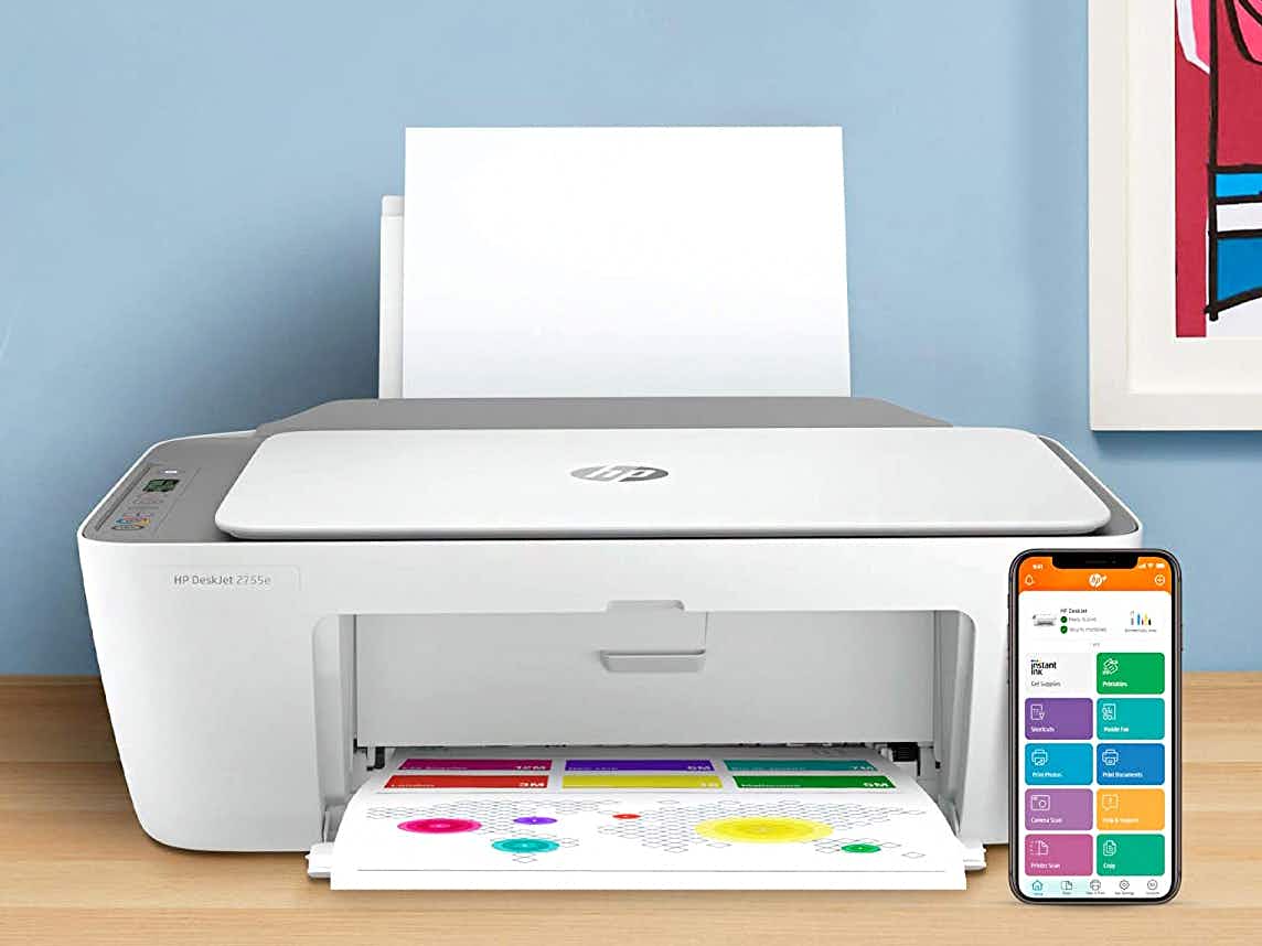 best on amazon: HP DeskJet 2755e Wireless Color All-in-One Printer