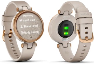 best cheap smartwatch - A Garmin Lily smartwatch on a white background