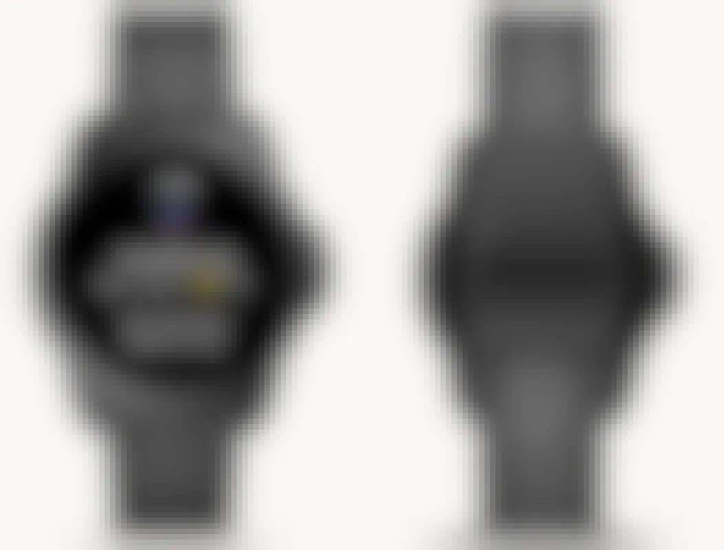 best cheap smartwatch - https://www.fossil.com/en-us/products/gen-5e-smartwatch-black-stainless-steel/FTW4056V.htmlA Fossil Gen E5 smart watch on a neutral background