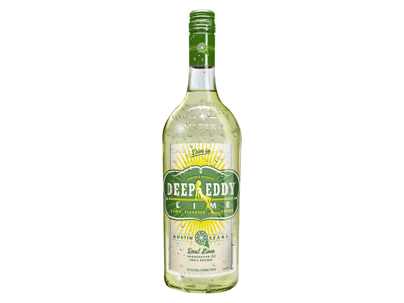 best cheap vokdas - austin's original deep eddy lime flavored vodka bottle