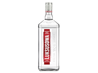 best cheap vodkas - luksusowa triple distilled polish luxury potato vodka bottle