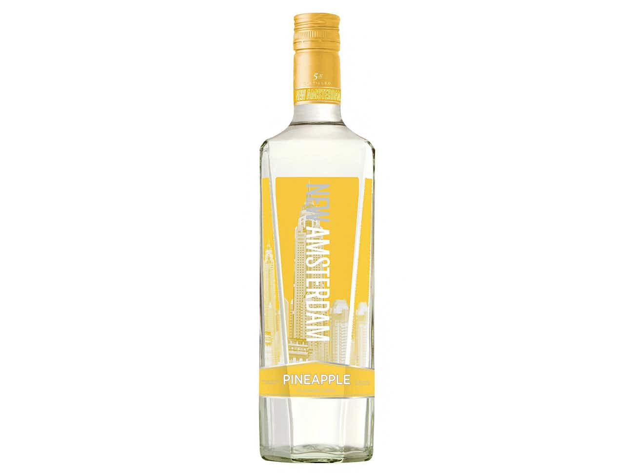 best cheap vodkas - new amsterdam pineapple flavored vodka bottle