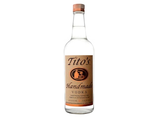 best cheap vodkas - titos handmade vodka bottle