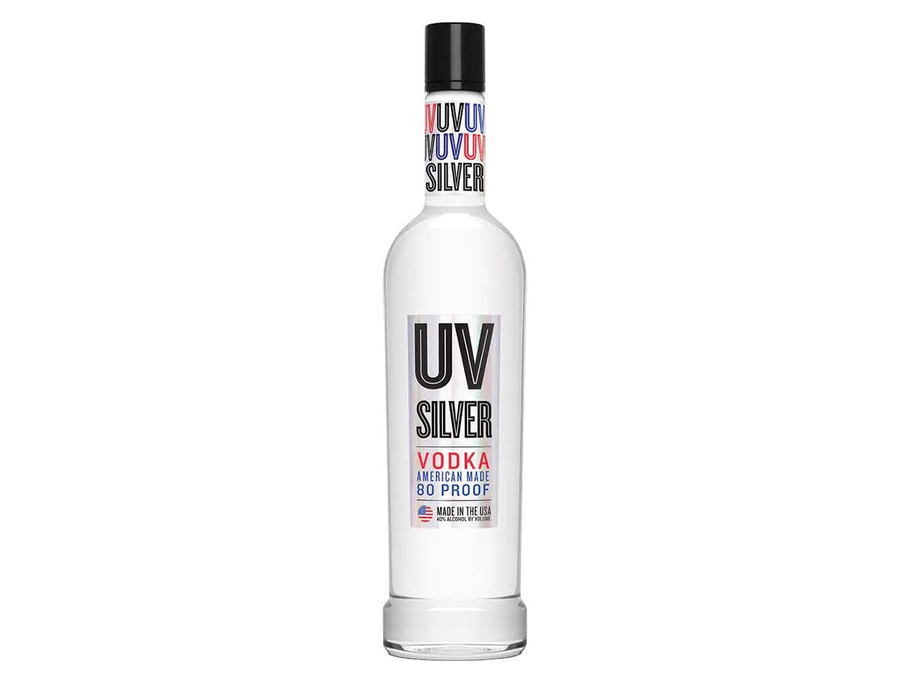 best cheap vodkas - uv silver vodka 80 proof bottle
