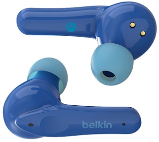 Belkin Soundform Nano earbuds on a white background.