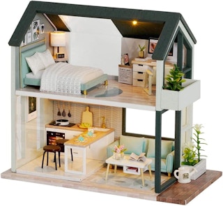 A Fsolis DIY Dollhouse on a white background