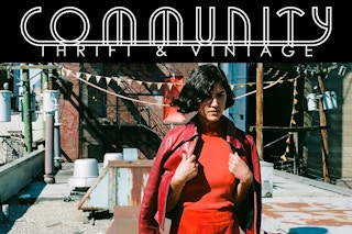 The Community Thrift and Vintage banner image and logo.