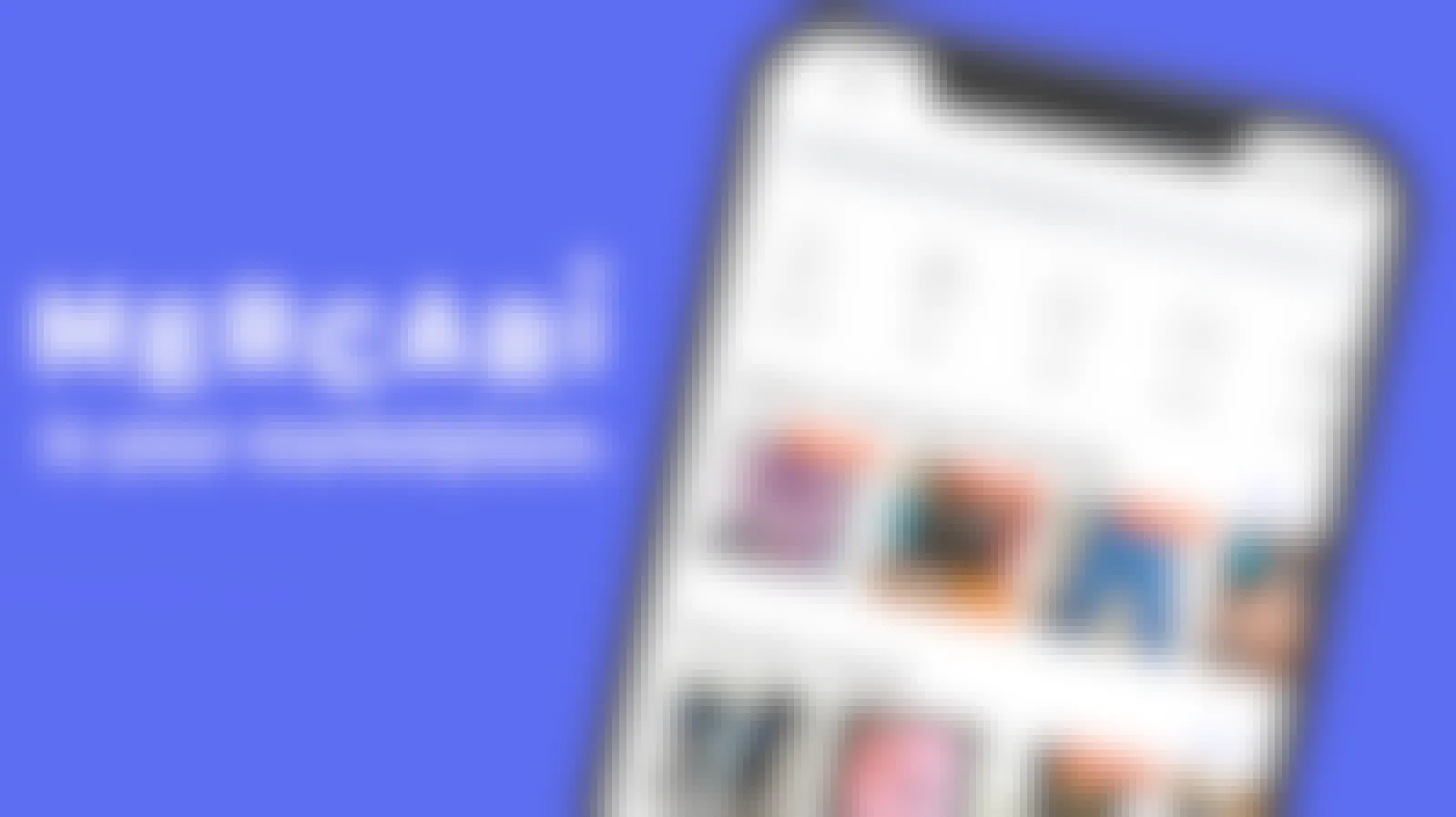 A graphic of a phone displaying the Mercari app on a purple background with the text "Mercari is your marketplace