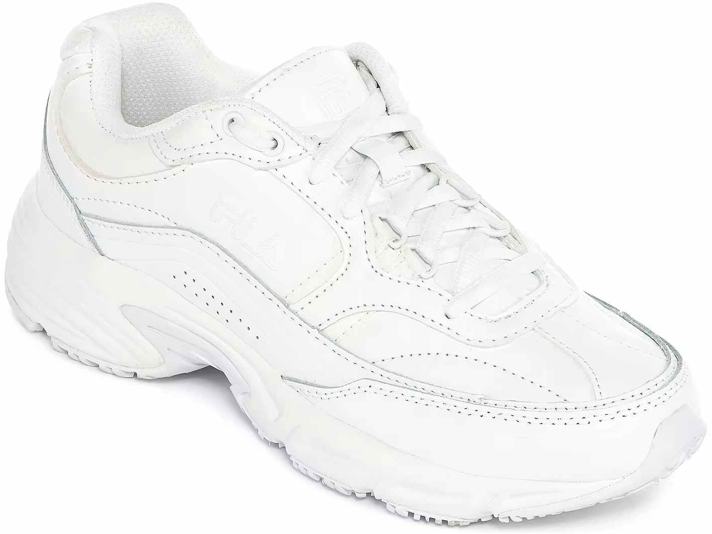 A Fila Memory Workshift Women's Slip-Resistant Athletic Shoe on a white background.