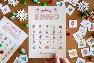 Free printable Christmas BINGO cards