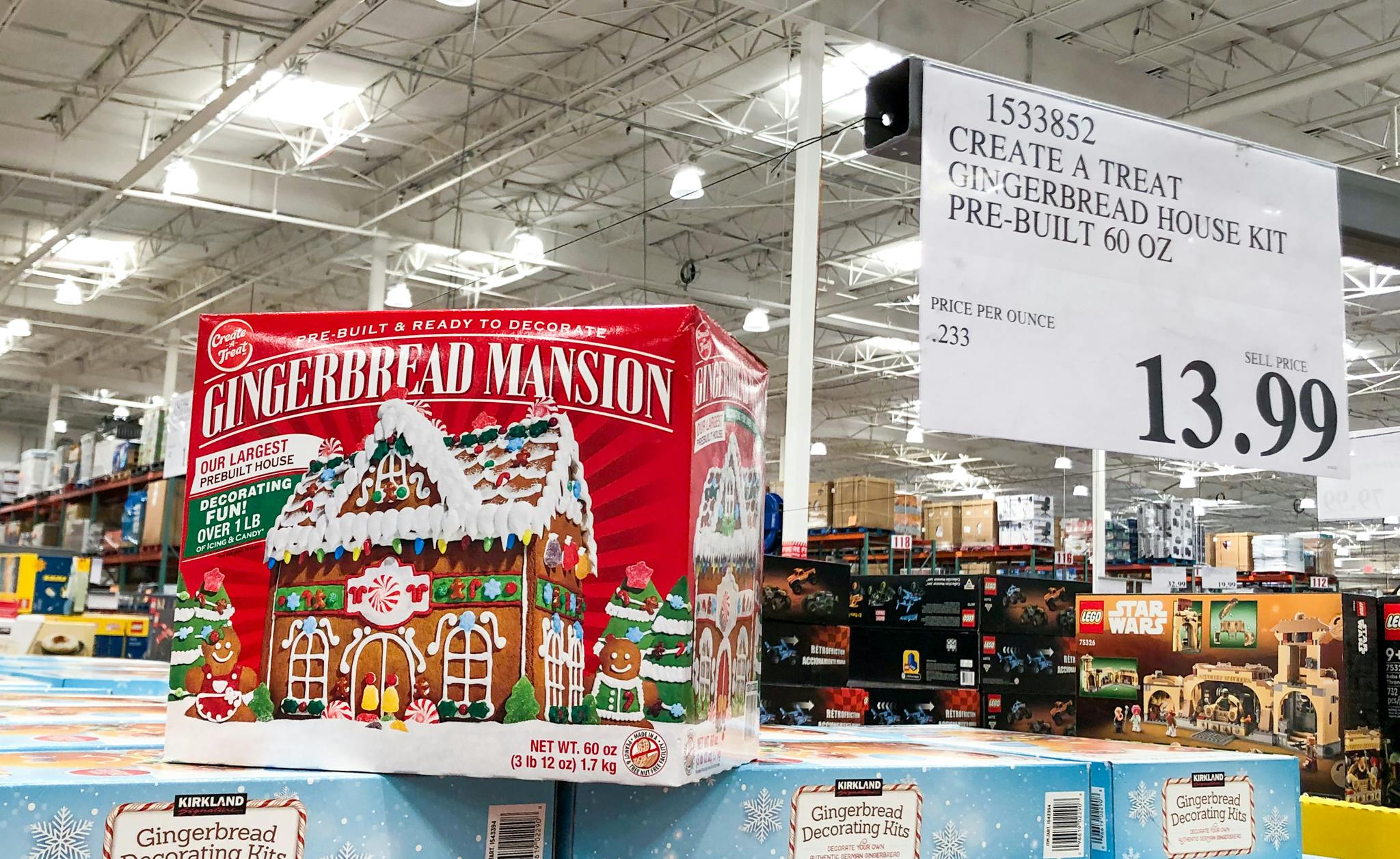 gingerbread house at costco 