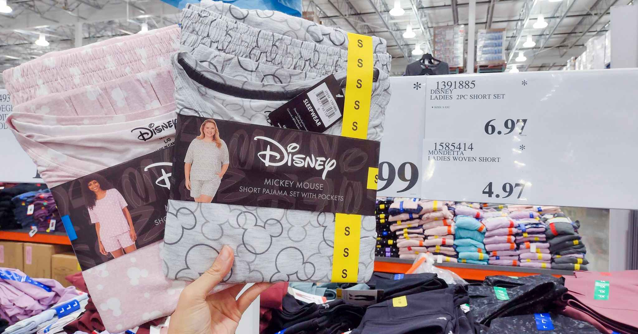 disney pj set at costco