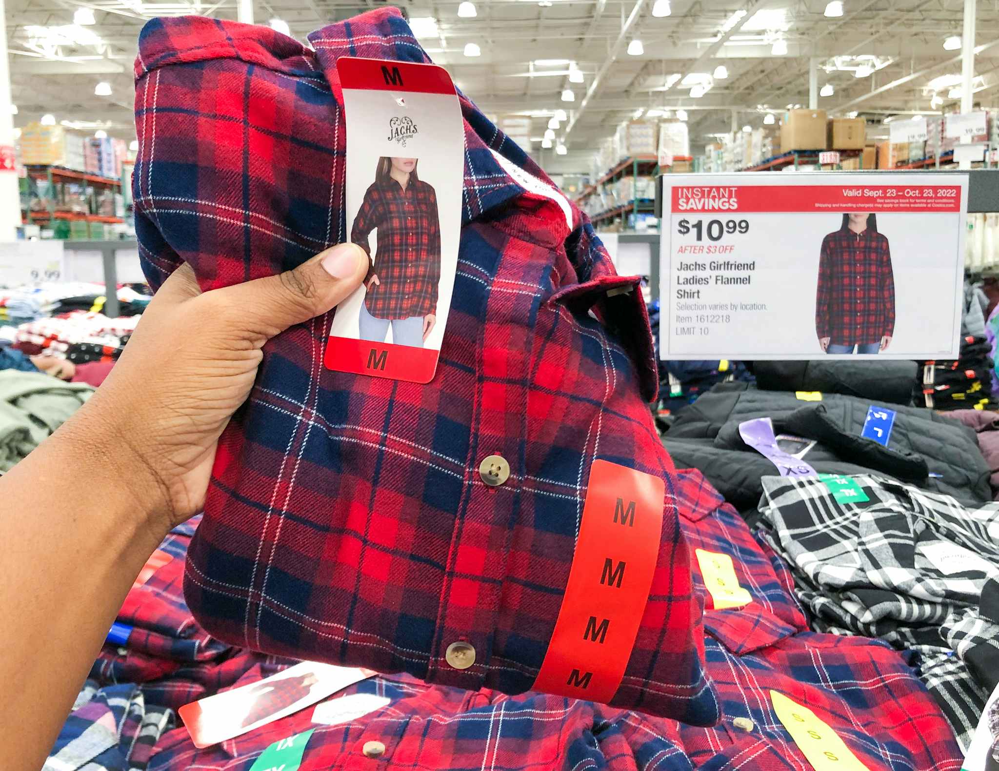 flannel shirt at costco