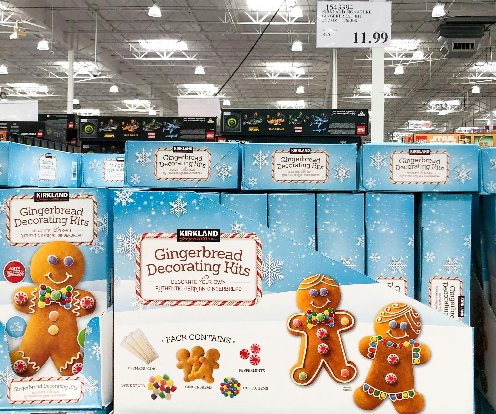 gingerbread man decorating kit at costco 