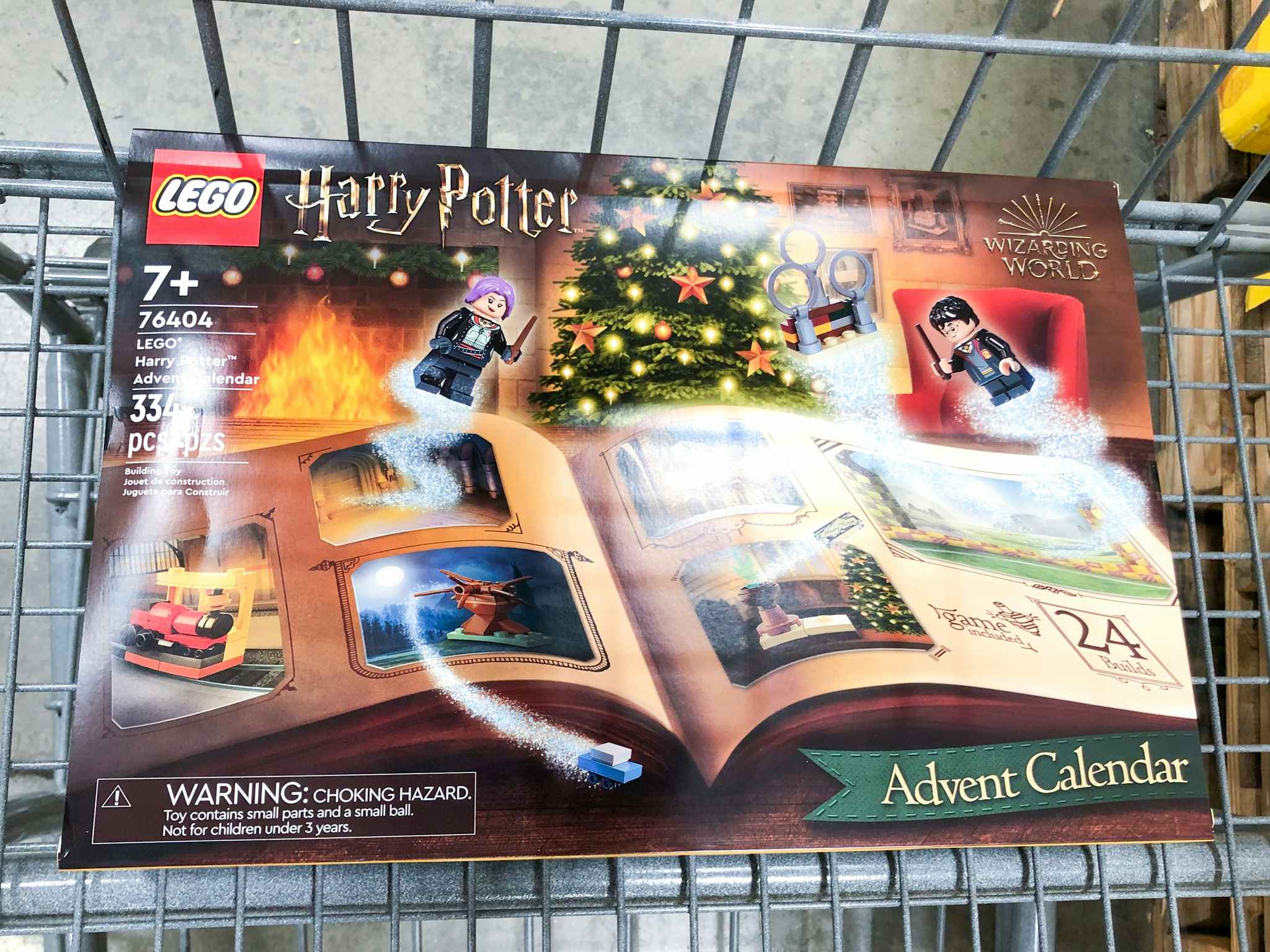 lego harry potter advent calendar in a cart