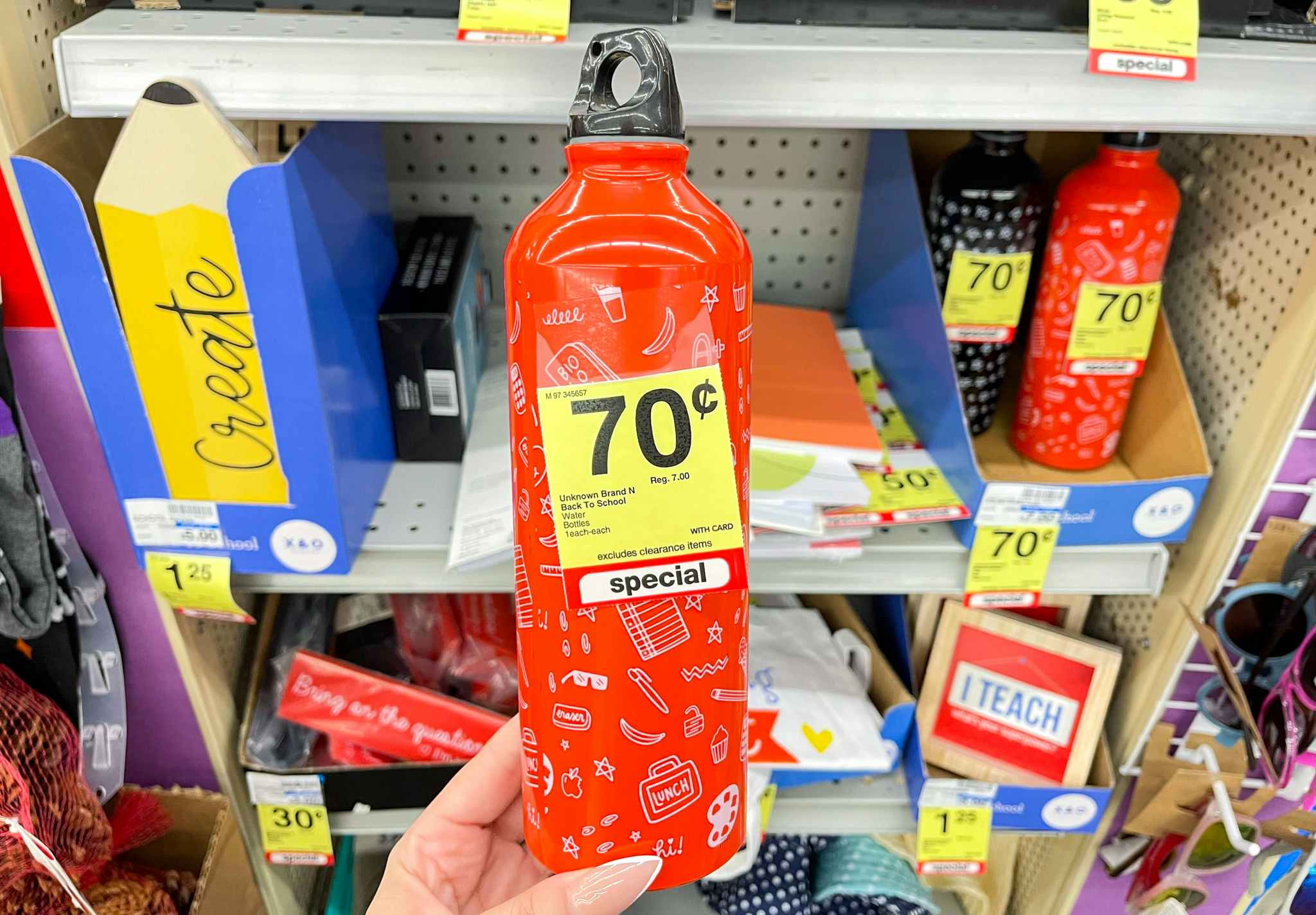 clearance water bottle