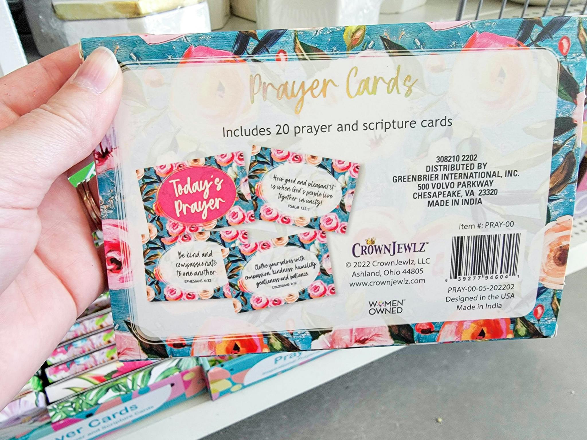 Prayer Cards At Dollar Tree at Ruth Townsend blog