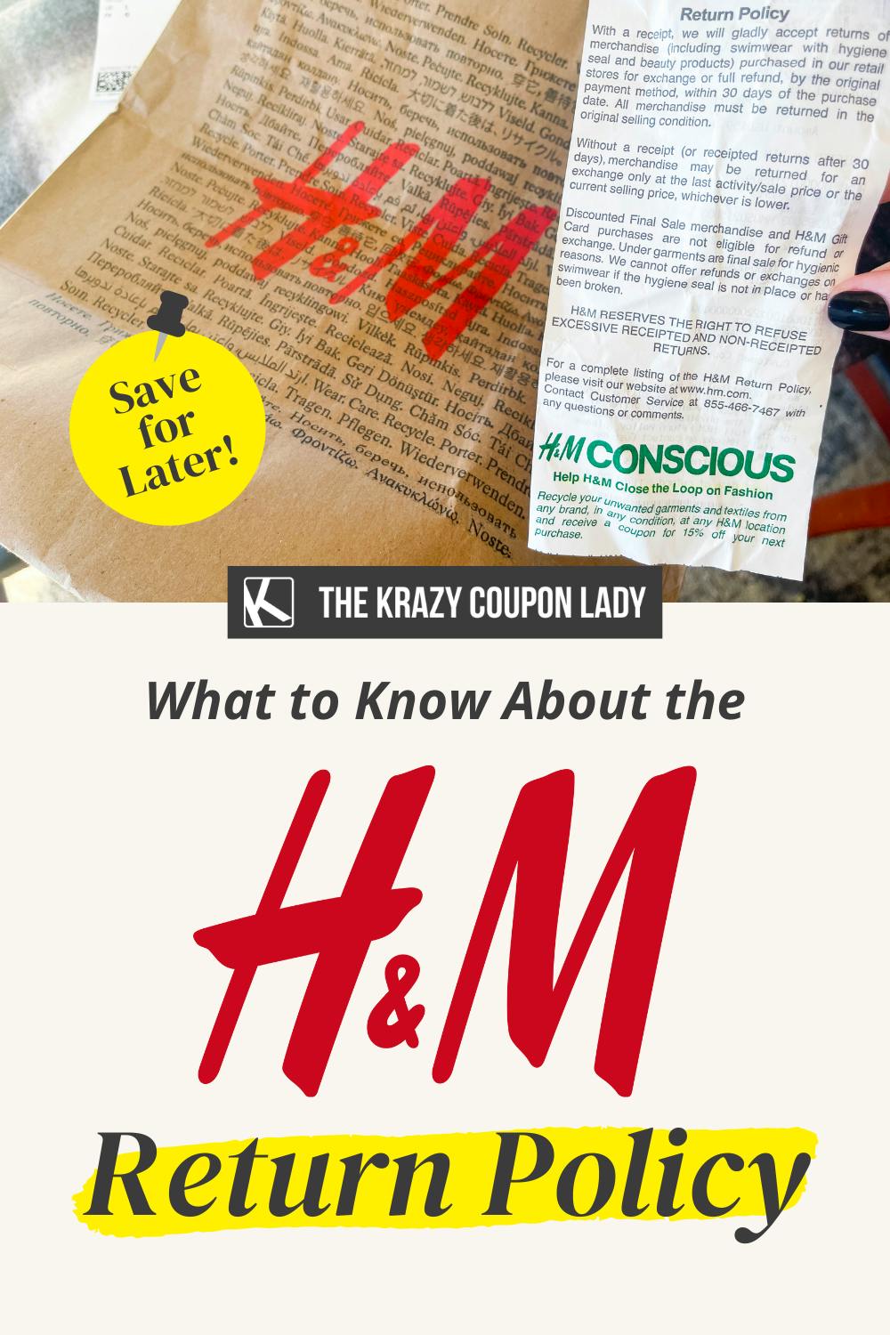 H&M Return Policy Here's How It Works The Krazy Coupon Lady