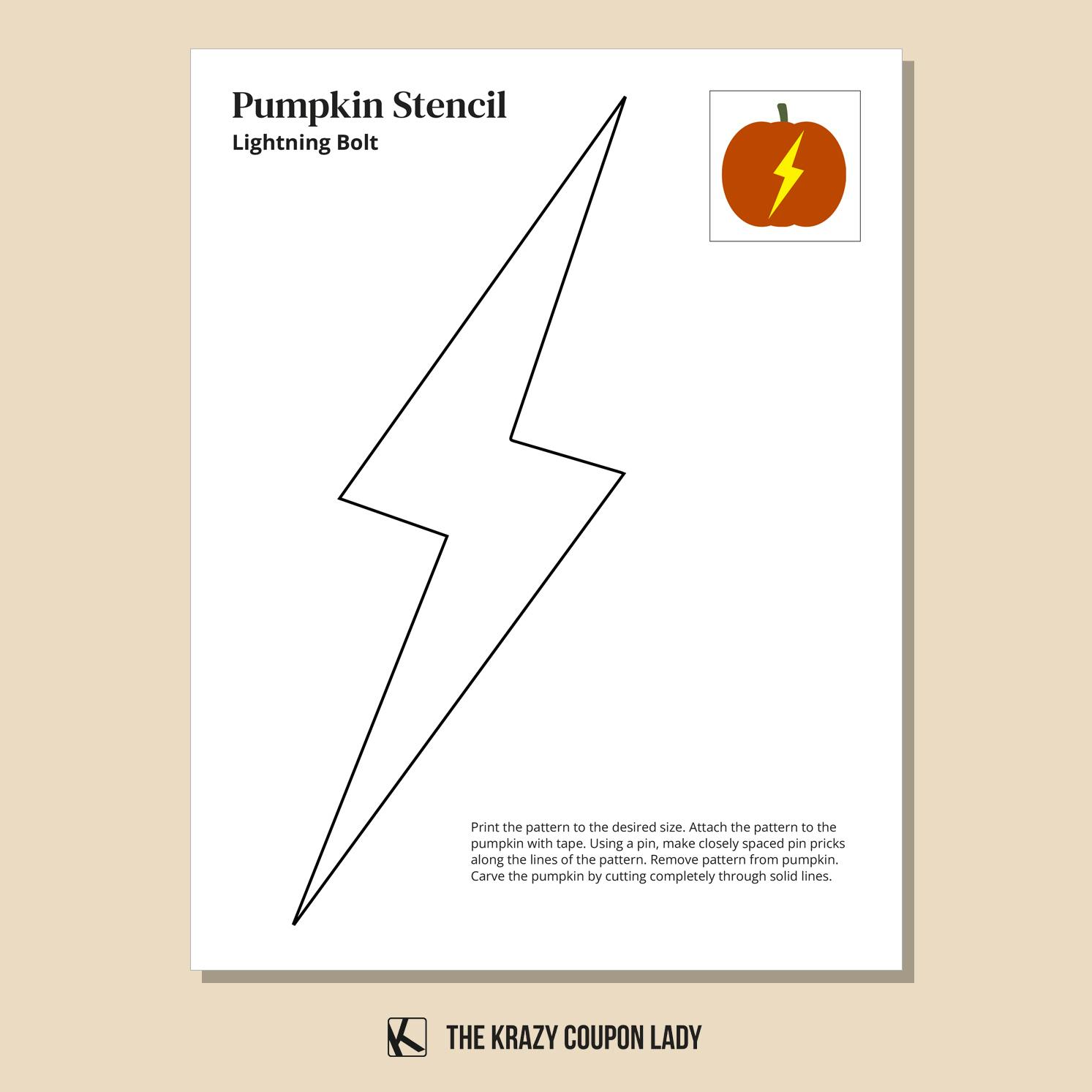 12 Free Halloween Pumpkin Stencils to Print Out - The Krazy Coupon Lady