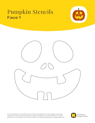 face pumpkin stencils printable
