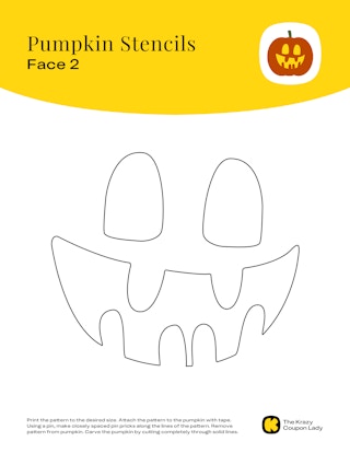 face pumpkin stencils printable