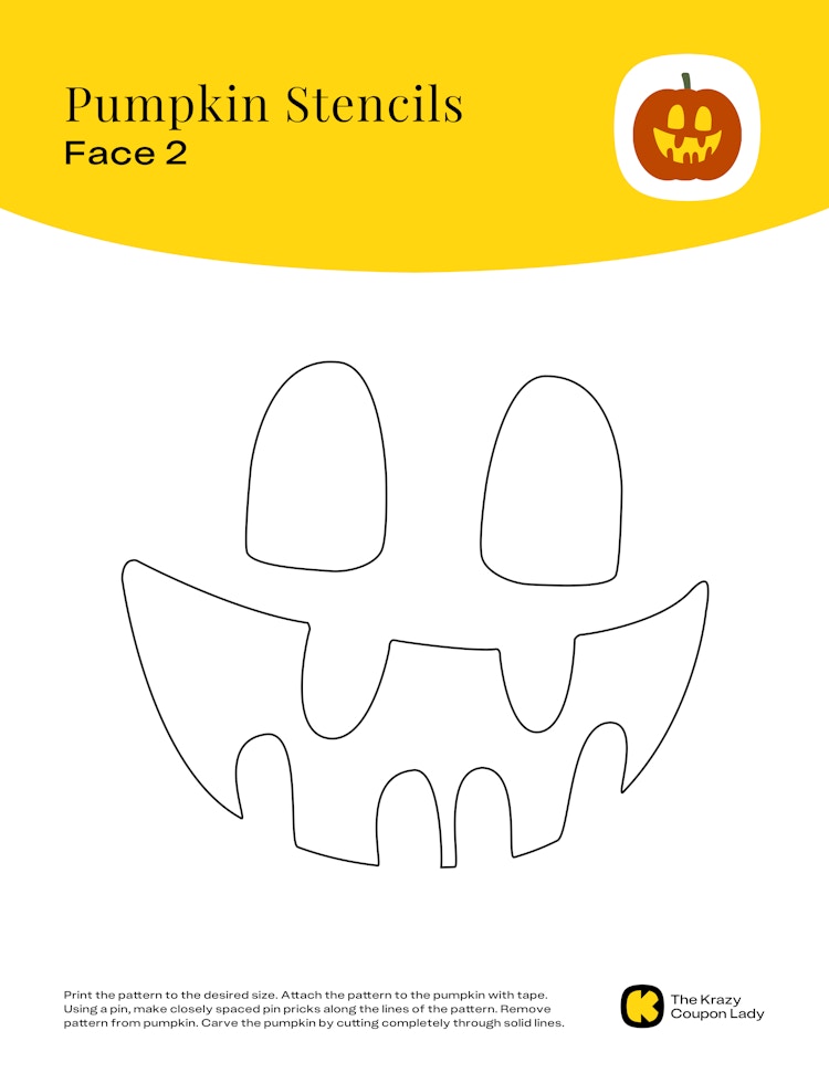 face pumpkin stencils printable
