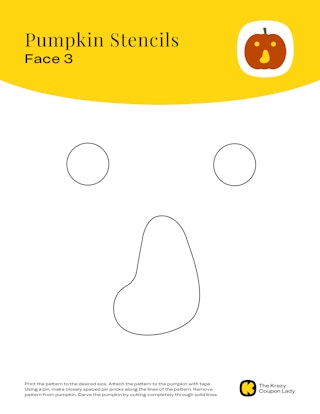 face pumpkin stencils printable